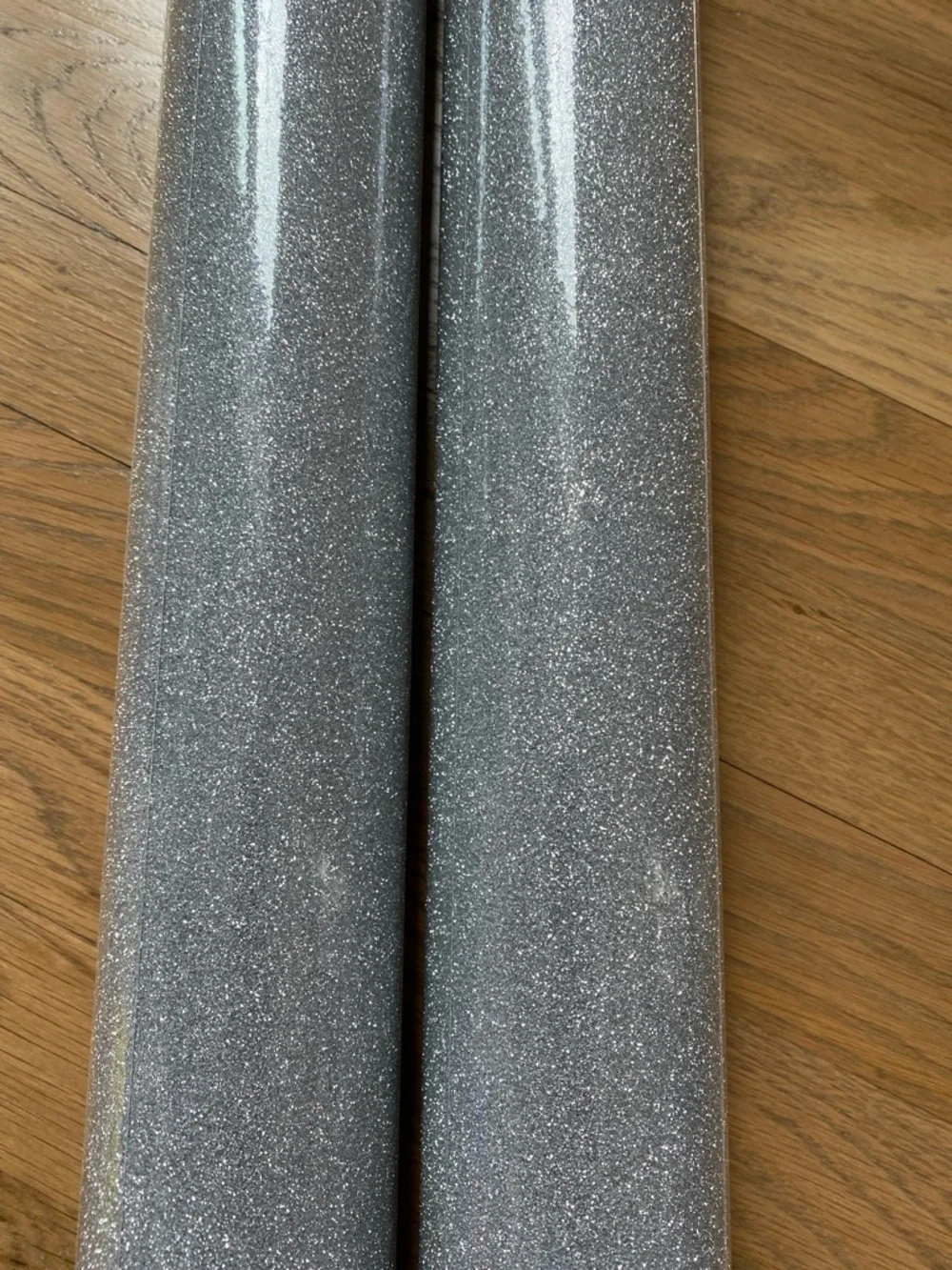 Queen West Silver Glitter Premium Gift Wrap - 2 Rolls